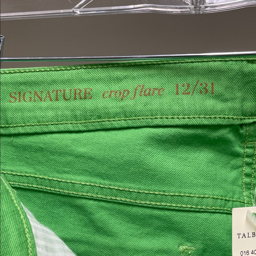 Talbots Straight-Leg Jeans in Bright Green - Picture 6 of 14